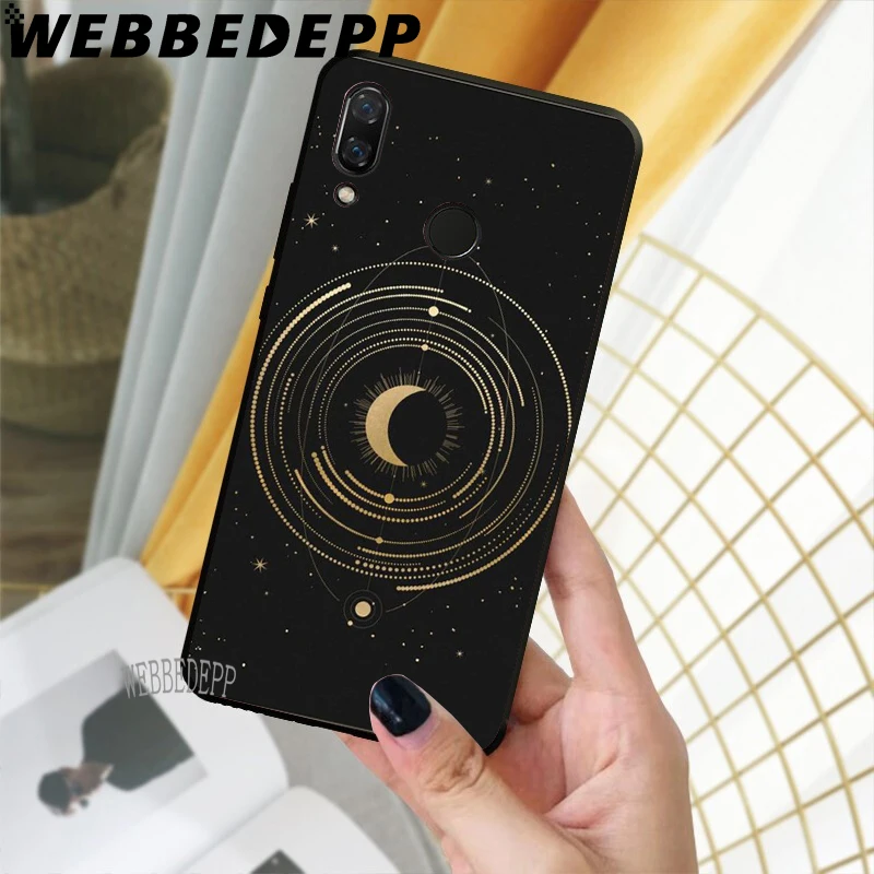 WEBBEDEPP Мягкий чехол из ТПУ с Луной и Таро для Xiaomi Redmi 7 4A 5A 6A 8A S2 4 4x5 Plus 6 Pro | Мобильные