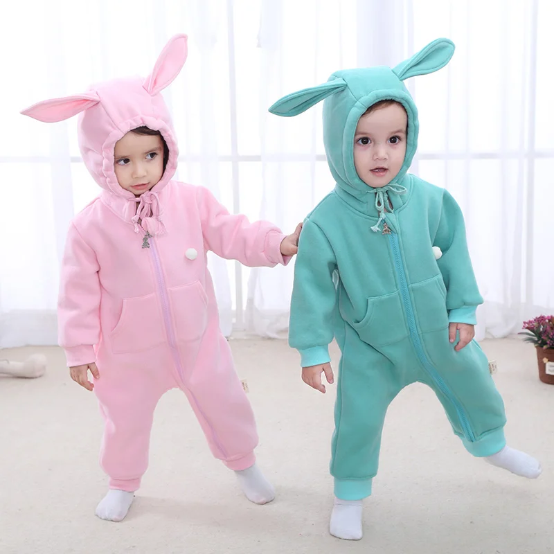 

Новое поступление, весенне-осенние детские комбинезоны IYEAL, Комбинезоны для маленьких мальчиков и девочек с милым мультяшным Кроликом, Детс...