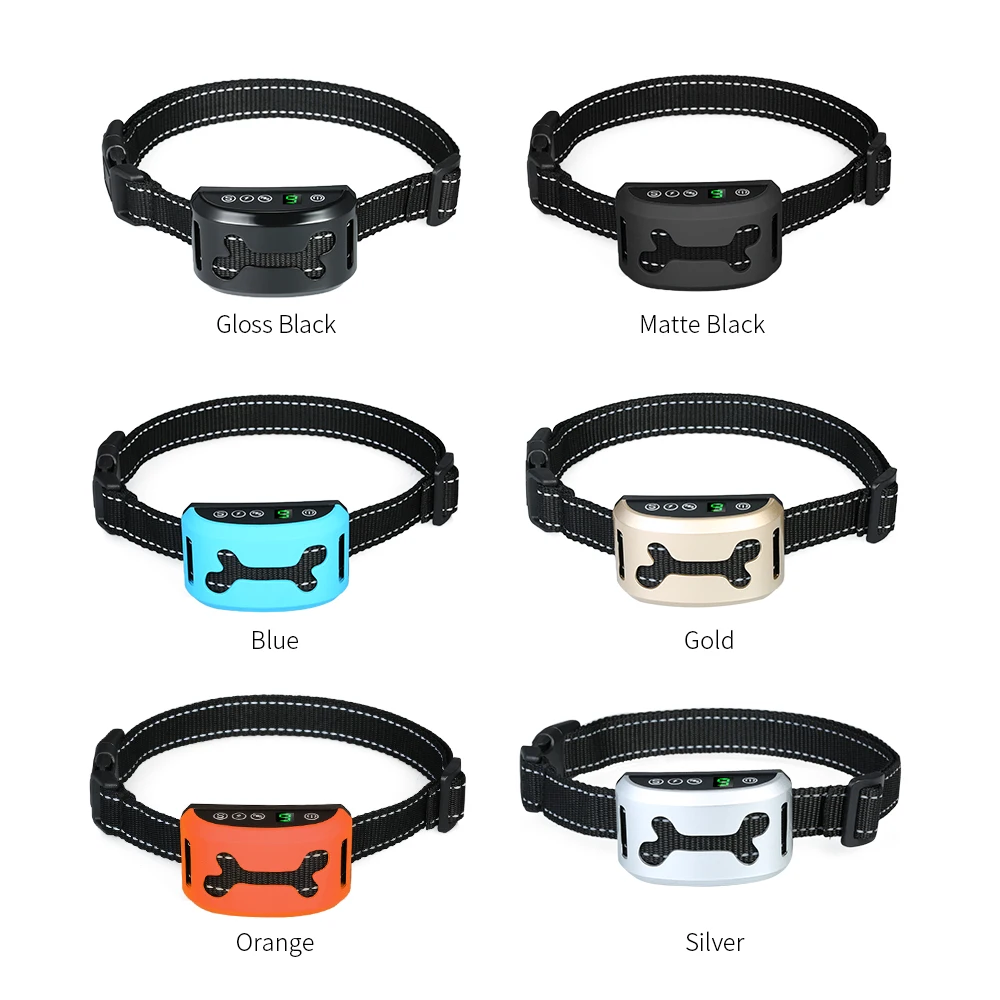 New Bark Control Collar Rechargeable Anti-Barking Training with Beep/Vibration/Harmless Shock for Small Medium Large Dogs | Дом и сад