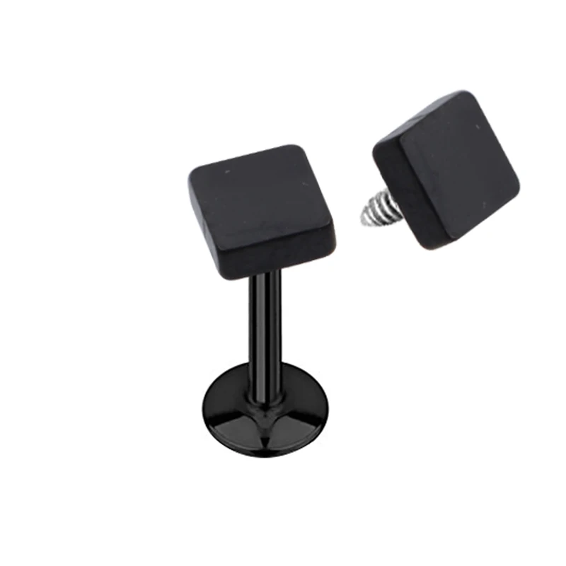 Новый продукт пирсинг губ тело Лабрет хрящевая спираль Tragus квадратная штанга Бар