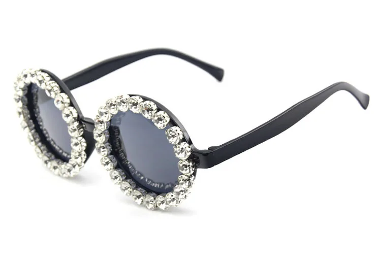 New Trending Fashion Women Round Sunglasses Brand Designer Luxury Vintage Ladies Gradient Lens Clear Eyewear Glasses Shades NX | Аксессуары