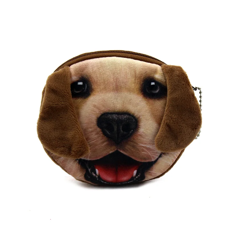 2018 Акция 3D Овальные животные принты мини детские сумки для монет женский чехол