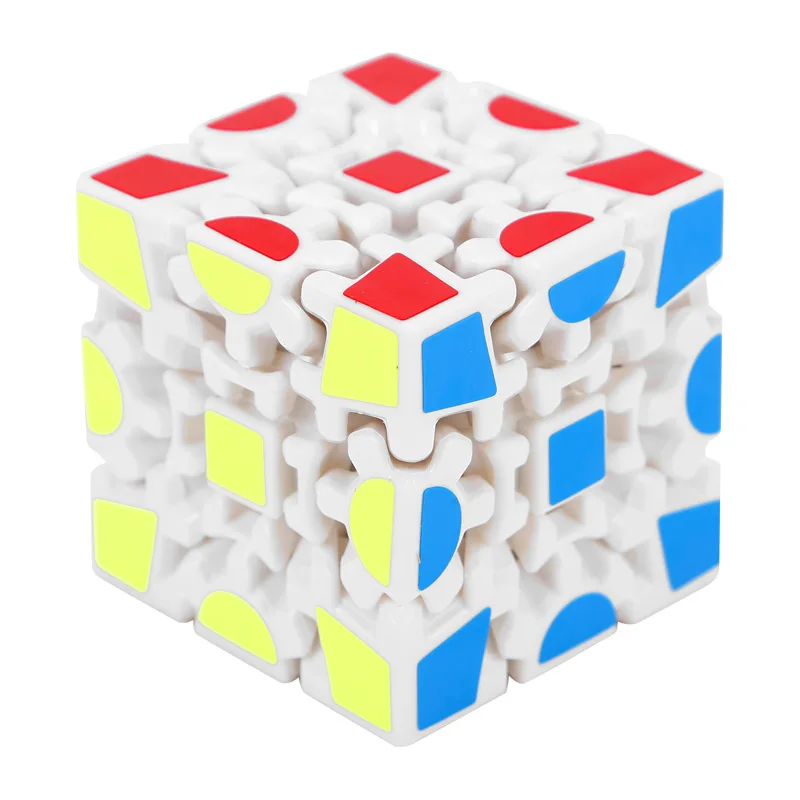Креативный магический куб с зубчатой передачей 3x3x3, 5,6 см, профессиональный Гладкий скоростной крученый магический куб, странные-шаеп грар, наклейки в форме куба для детей, игрушка в подарок