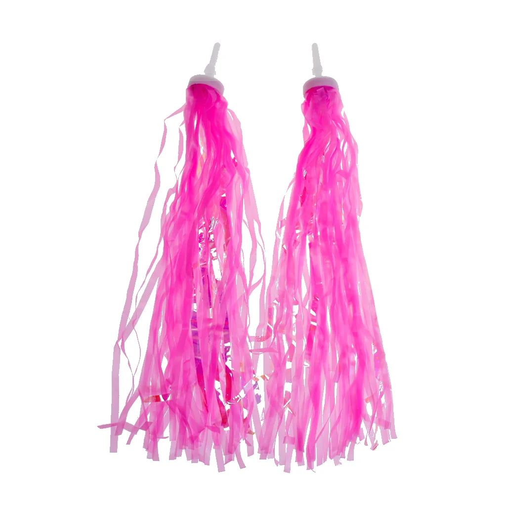 

Bike Tricycle Streamers Handlebar Grips Tassels Cycling Accessories for Kids Girls Boys Bicycle Decoration 5-Color