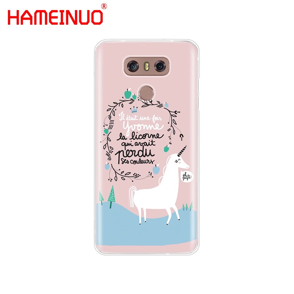 Чехол с единорогом gameinuo Rainbow для LG Q6 G6 MINI G5 K10 M250N M250 2017 2016 X POWER 2|Бамперы| |