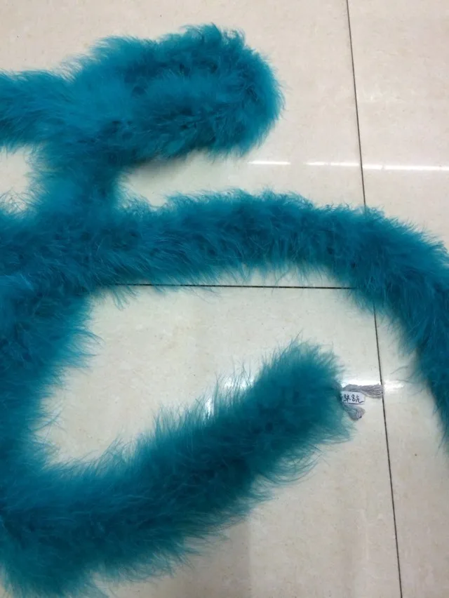 

free shipping 10Pcs/lot 200cm(79") Chicken Feather Strip Wedding Marabou Feather Boa Mix Color