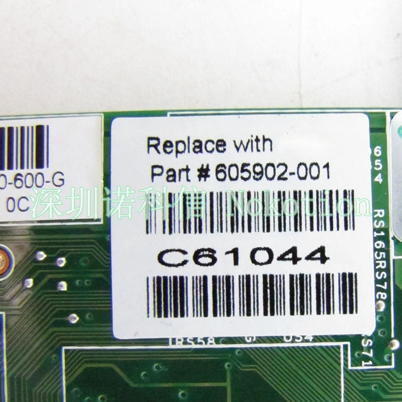 Материнская плата NOKOTION для ноутбука HP G62 G72 основная 605902 001 HM55 с графикой DDR3|motherboard