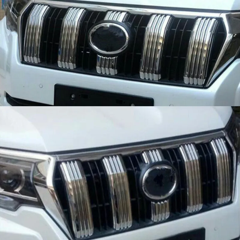6 шт. хромированные ABS автомобильные аксессуары для Toyota Land Cruiser Prado 2018 декоративные