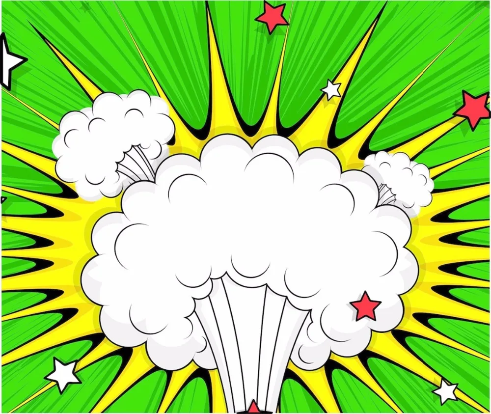 Фоны для фотосъемки 5x7 зеленый экран белый гриб Громкий Золотой звезсветильник