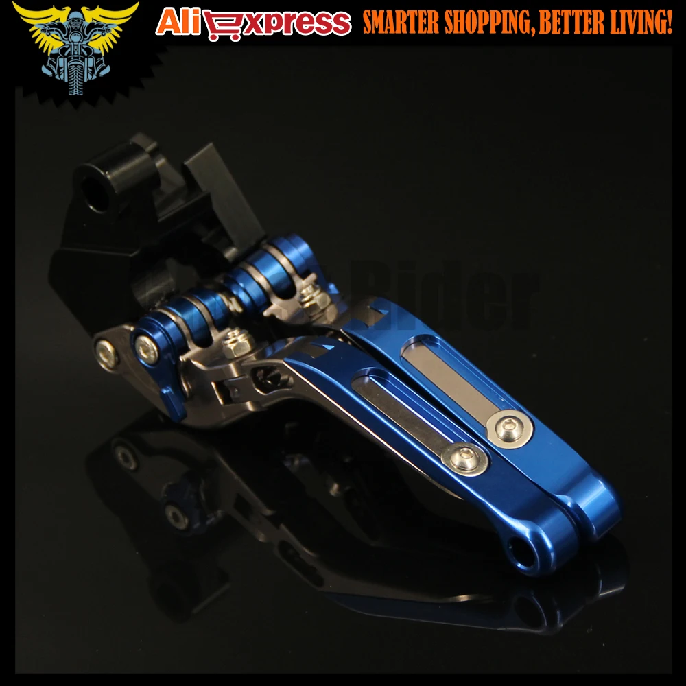

Blue+Titanium 8 Colors CNC Adjustable Folding Extendable Motorcycle Brake Clutch Levers For Buell XB12Ss 2009