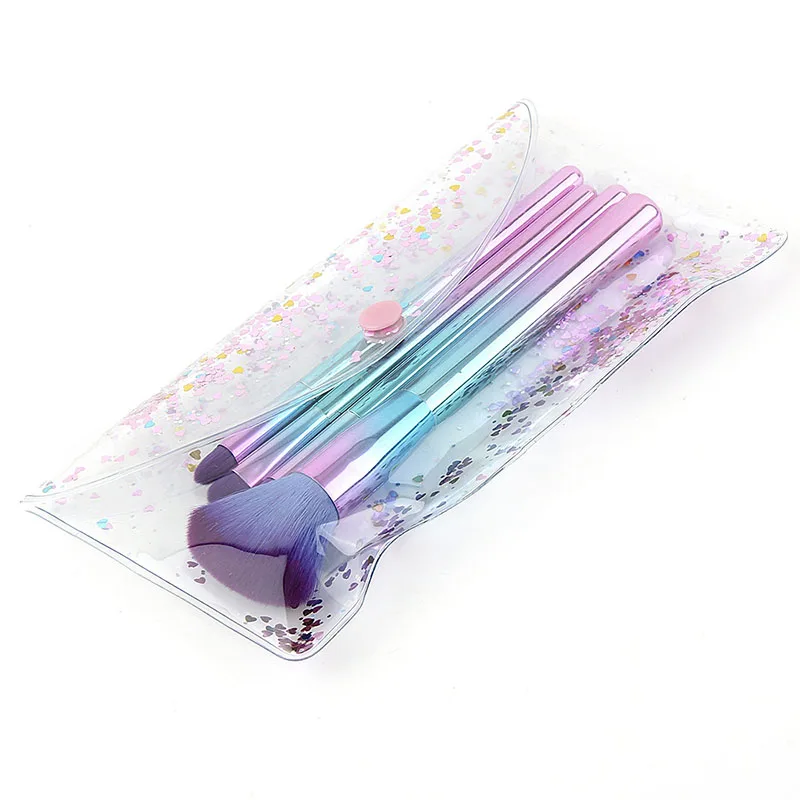 4 шт. набор кистей для нанесения основы и румян |