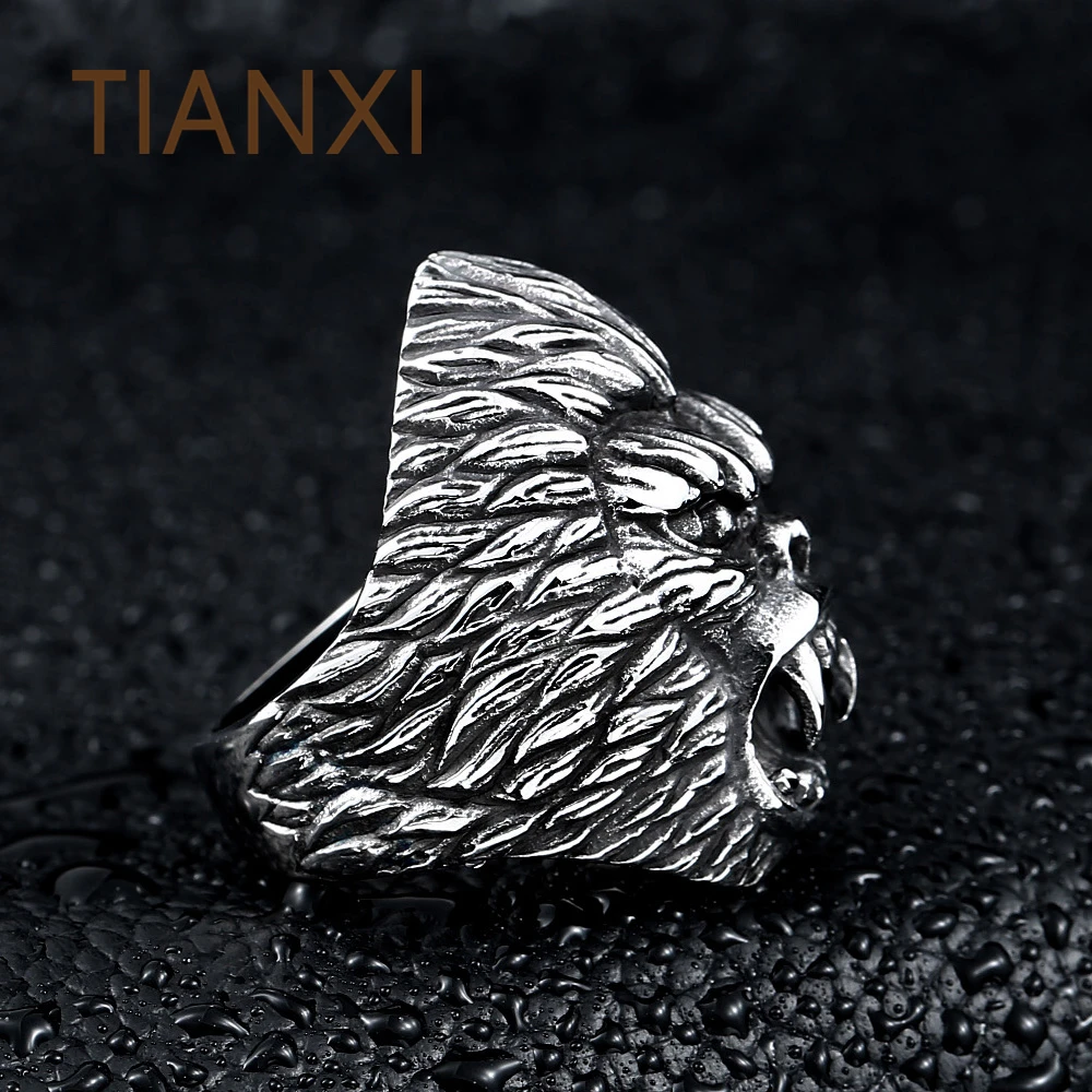TIANXI 2018 Прохладный Череп Модные украшения Новый Дизайн Король обезьян Титан Сталь