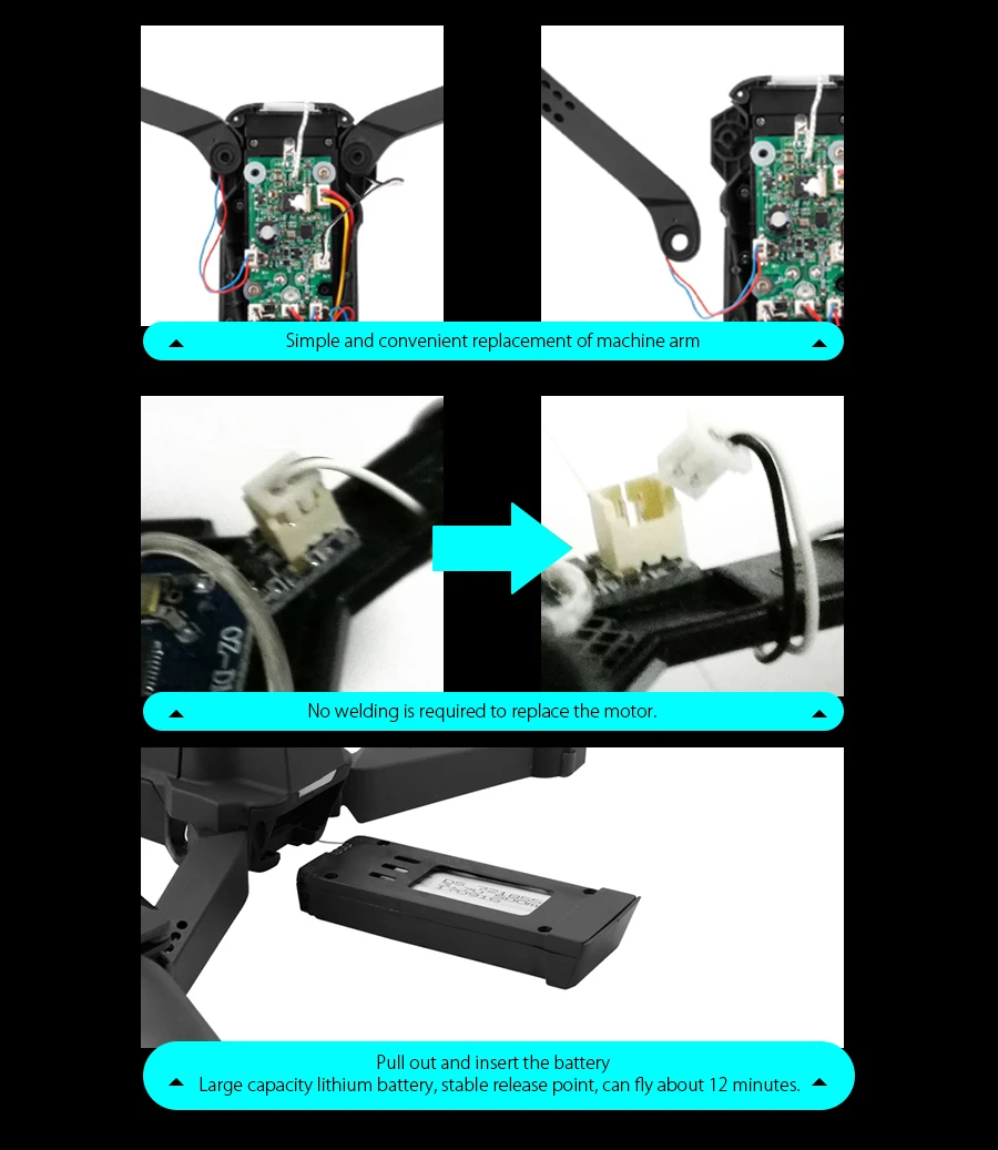 Eachine E58 True 1080P wifi FPV с широкоугольной HD камерой Режим высокой фиксации Складная рукоятка RC обновленный любительский Квадрокоптер RTF VS M69