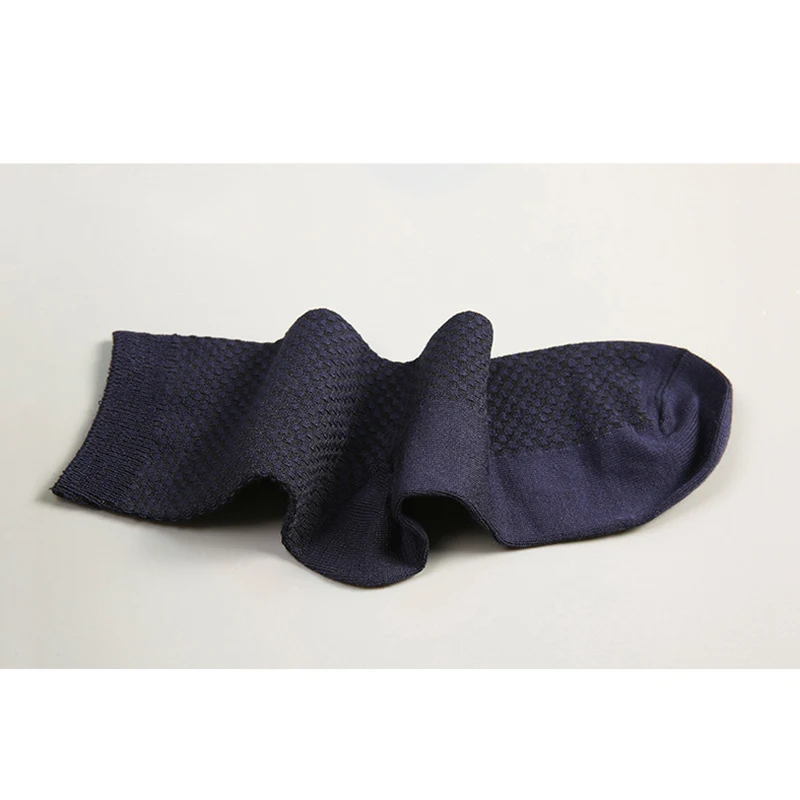 

Business Men Socks Bamboo Fiber Comfortable Casual Anti-Bacterial Deodorant Breatheable Man Long Happy Socks 5 pairs / lot