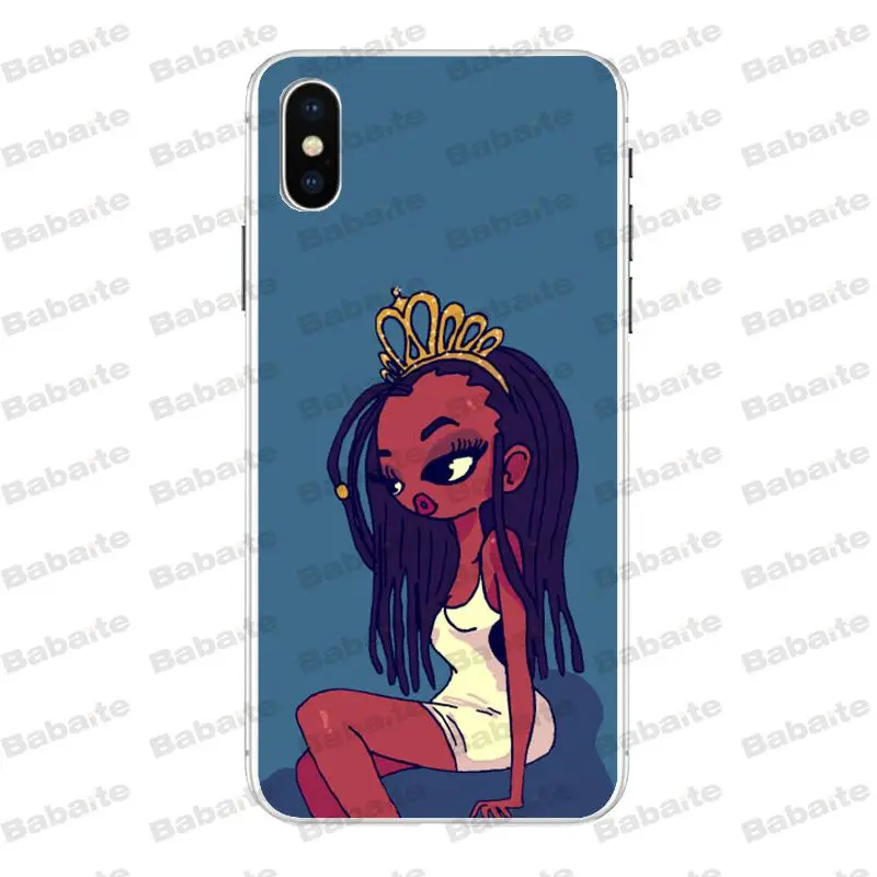 

Babaite Melanin sticker Poppin Aba Queen Black Girl Phone Case for iPhone X XS XR XSMax 6 6S 7 8Plus 5 5s 5c SE11 11pro 11promax