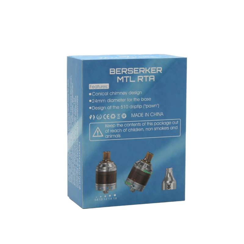 Оригинальный Vandy Vape Berserker 24 MTL RTA бак 2 мл 4 5 топ наполнение легко построить VandyVape
