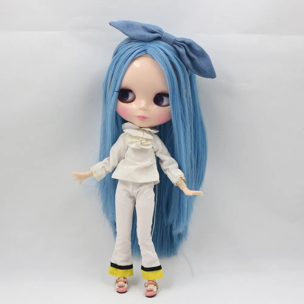 Бесплатная доставка синие микс кукол Blyth с чистым телом Nemmo Azone. (TRG 184)|blythe doll|hair