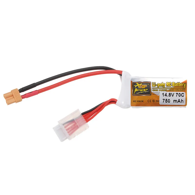 Оригинальный ZOP Power 14 8 в 750 мАч 4S 70C Lipo аккумулятор XT30 разъем коннектор для