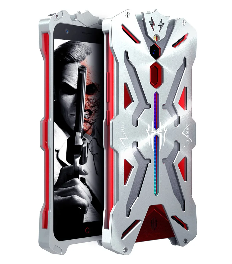 Новый роскошный металлический алюминиевый чехол для телефона Nubia Red Magic 2 Thor Heavy Duty