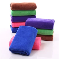 35x75cm microfiber fabric face towel beauty dry hair towel solid soft absorbent men women bathroom thicker hand towels 16 color