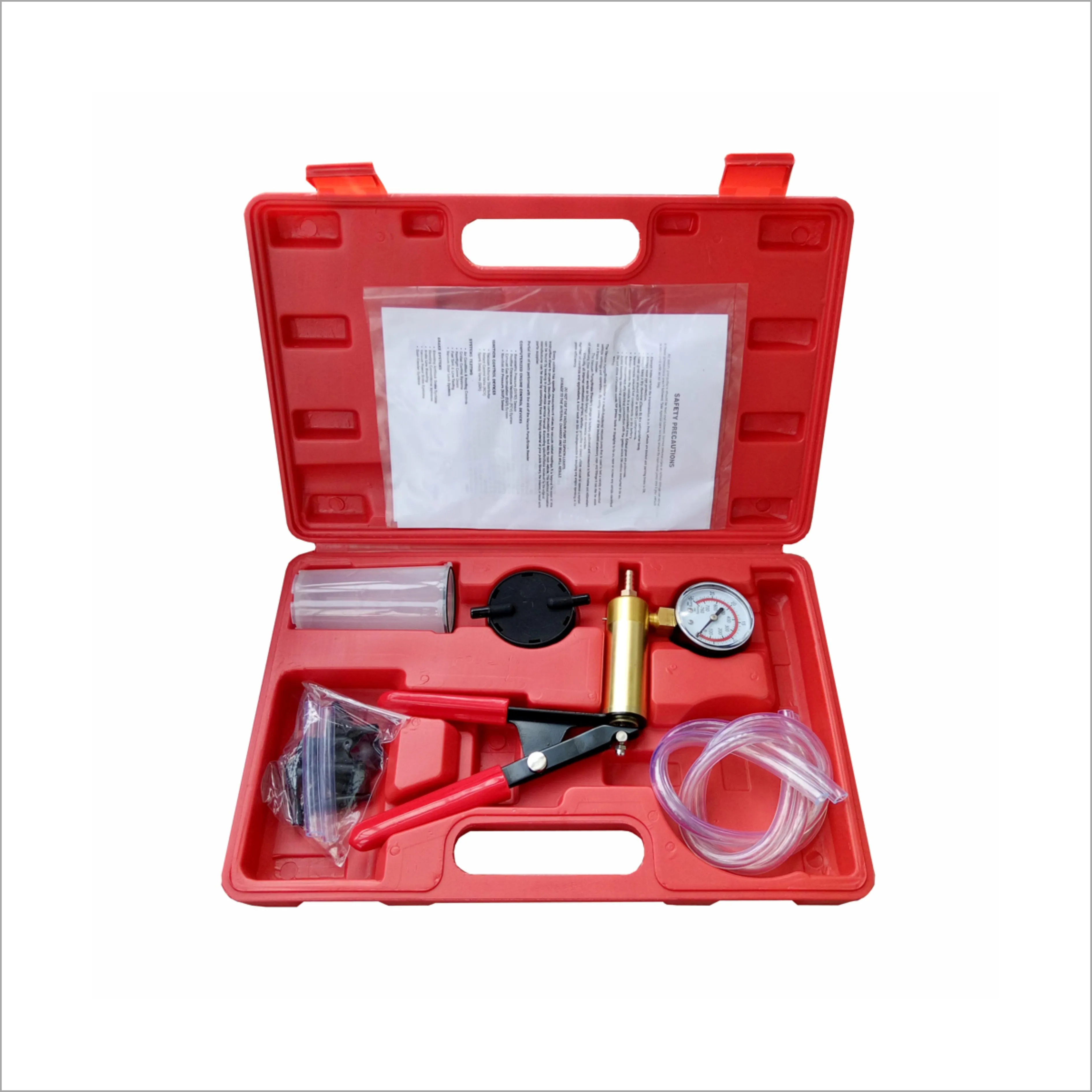 

Car Motorbike Bleeding Hand Held Brake Bleeder Tester Set Bleed Kit Vacuum Pump