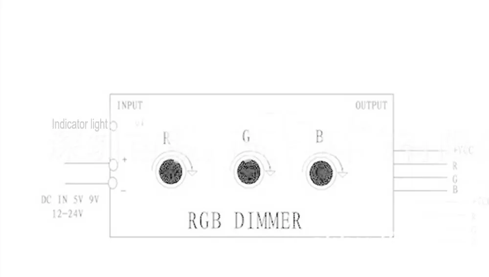 3 Ключи светодиодный RGB контроллер DC12V 24 V руководство пульт дистанционного управления 8A светодиодный диммер для SMD Светодиодные ленты огни