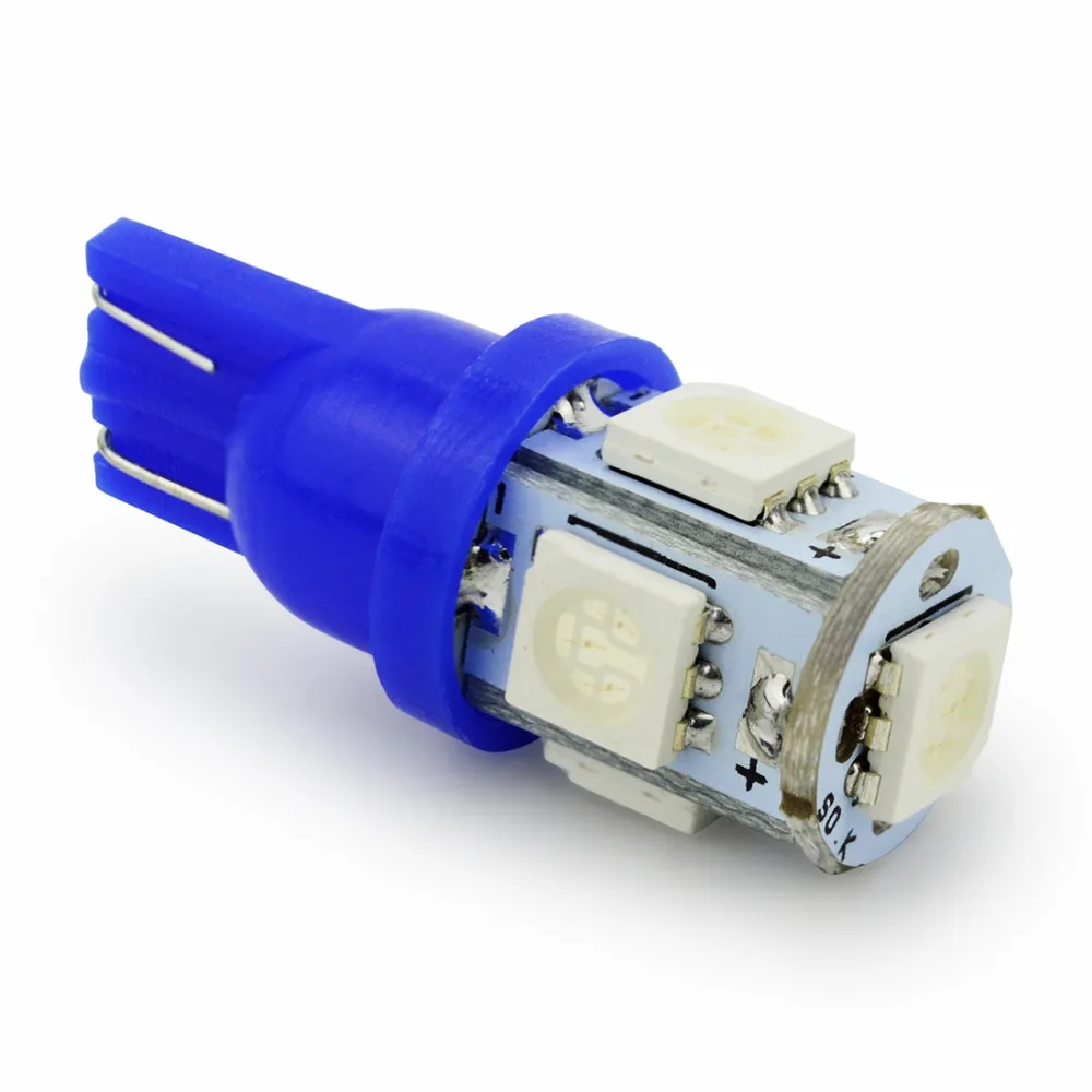 10 шт. автомобисветильник светодиодные лампы T10 5 SMD 5050 W5W 168 921 | Автомобили и