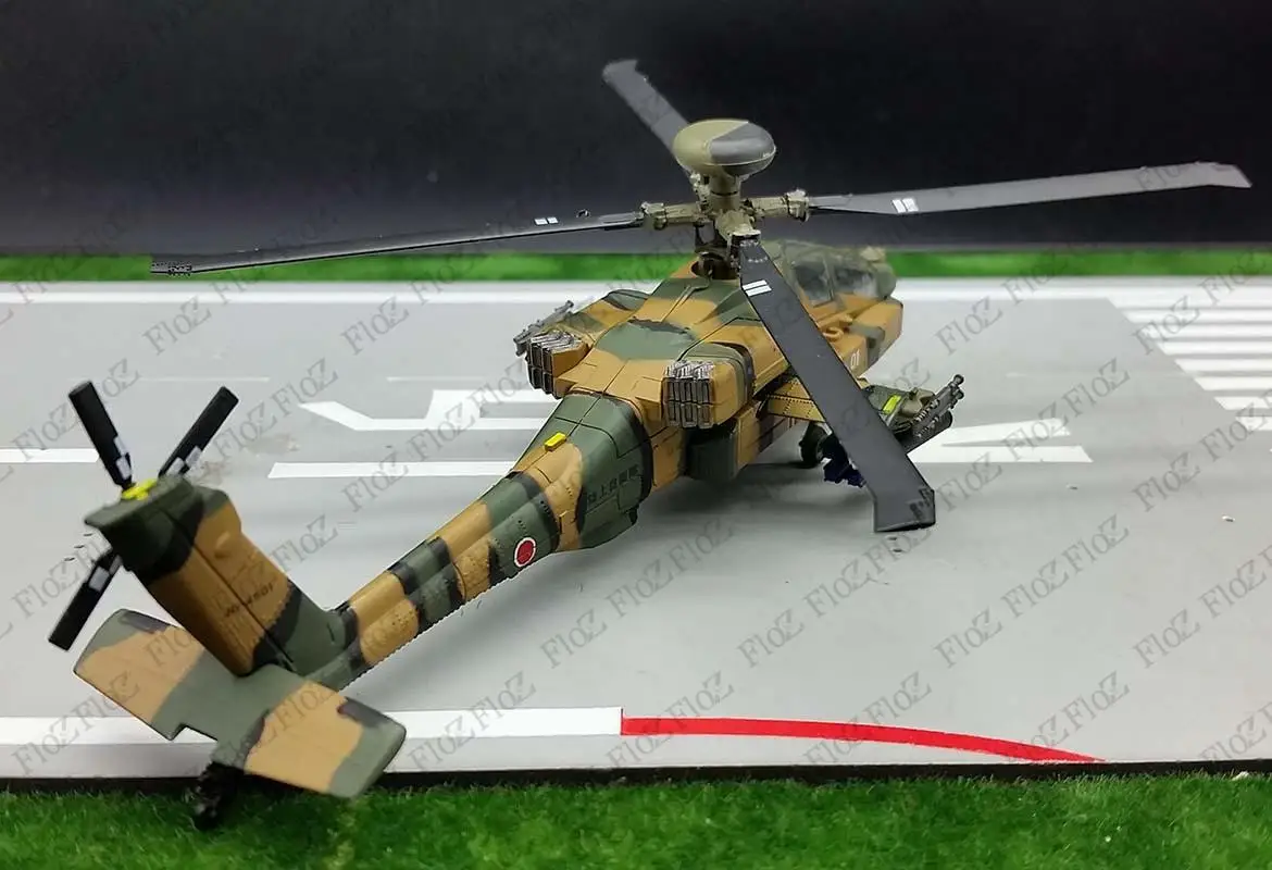 Япония JSDF AH-64D Apache longbow attack вертолет 1/100 самолет литая модель |