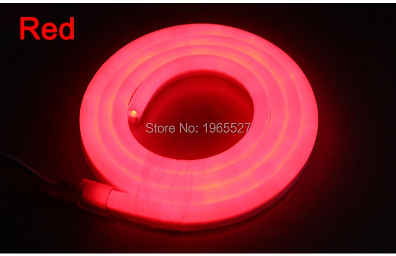 Red LED Neon flex light,80LEDs/m, Waterproof IP68, AC 110V 220V input,Red Color