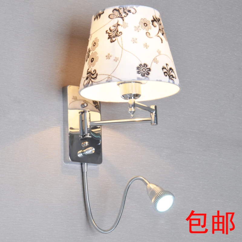 Светодиодная настенная лампа для чтения с выключателем современный компактный