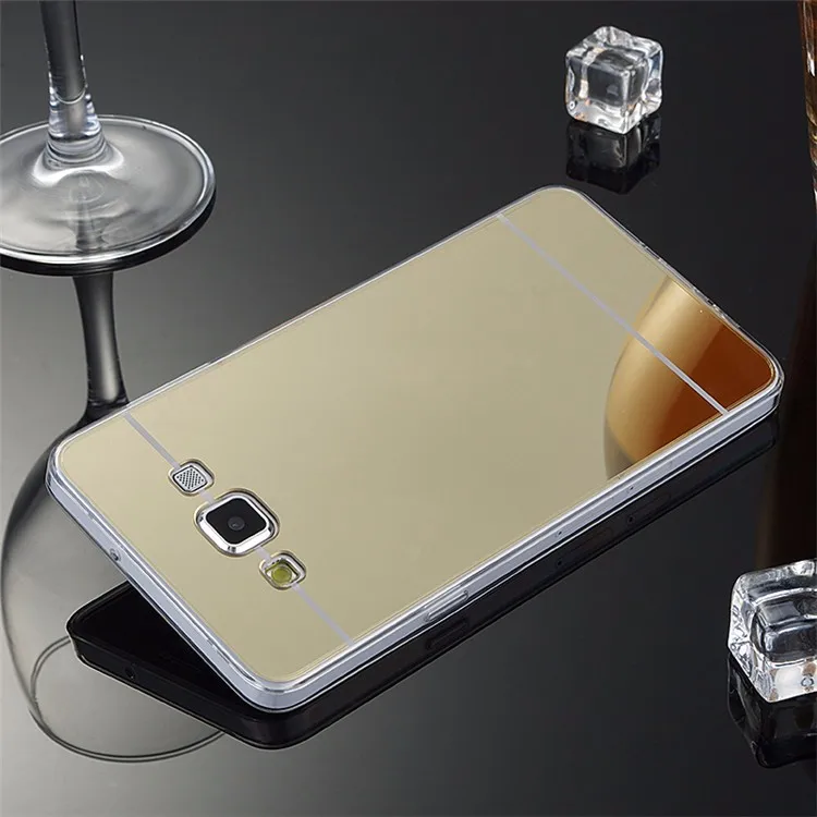 Luxury Fahion Mirror Gold Back Cover Case For Samsung Galaxy Grand Prime G530 G530F G530H G531F G531H Bling TPU Coque Shell Capa |
