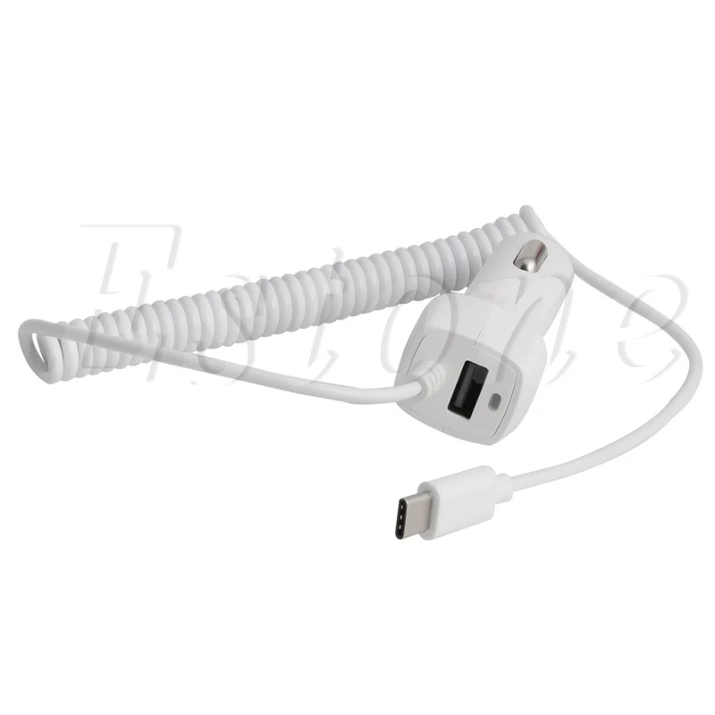OOTDTY Type C USB 5V 2.1A автомобильное зарядное устройство для OnePlus2 LG G5 Nexus 6P/5X Huawei P9/P9