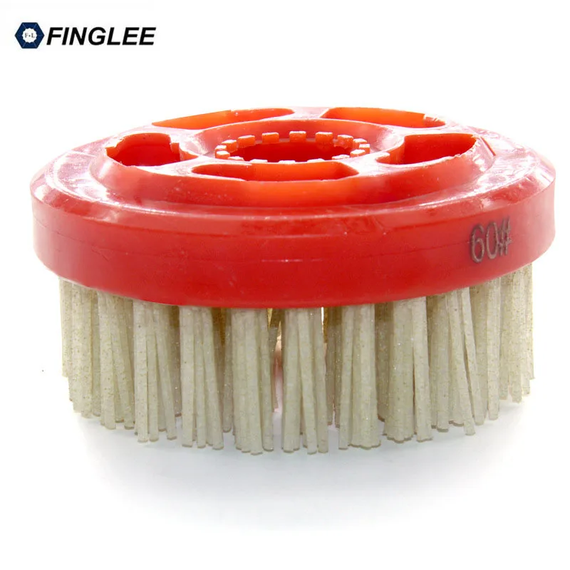 Алмазная абразивная щетка Finglee с кольцом 4 5/110 мм M14 отделка из кожи|abrasive brush|diamond