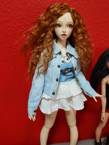 1/4 1/3 1/6 SD10 SD13 мальчик девочка женщина aod dod msd Yosd sd bjd Кукла одежда пальто Джинсовая куртка ED81