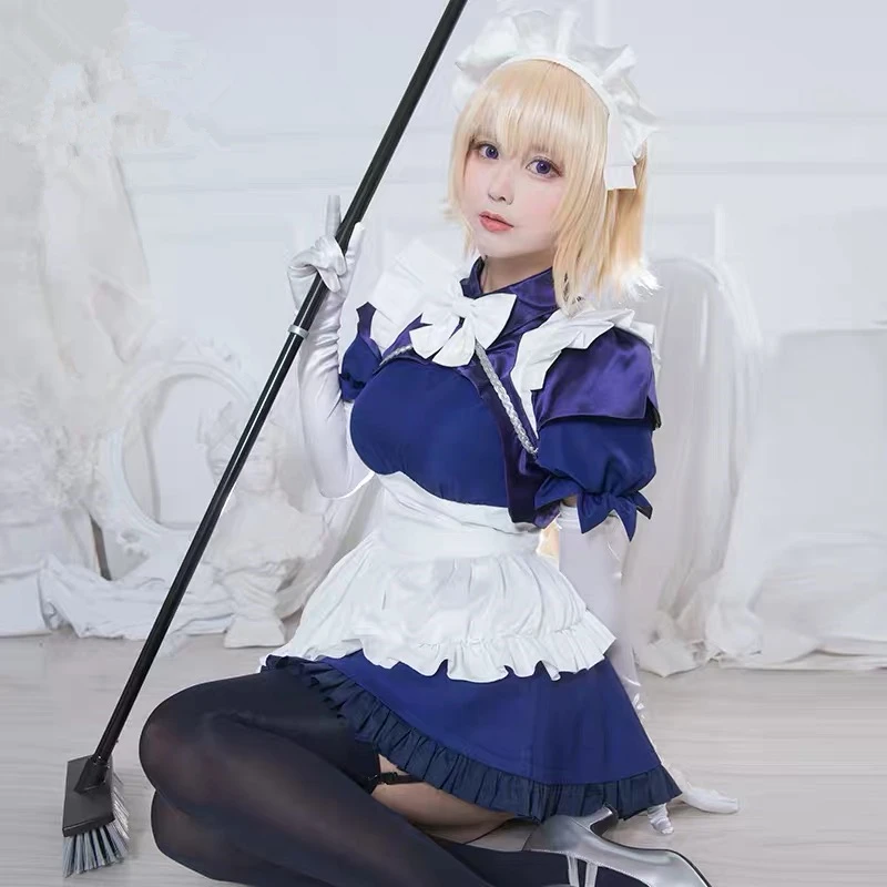 [Распродажа] 2018 аниме Fate/EXTRA CCC Jeanne d'Arc костюм горничной для подслушивания