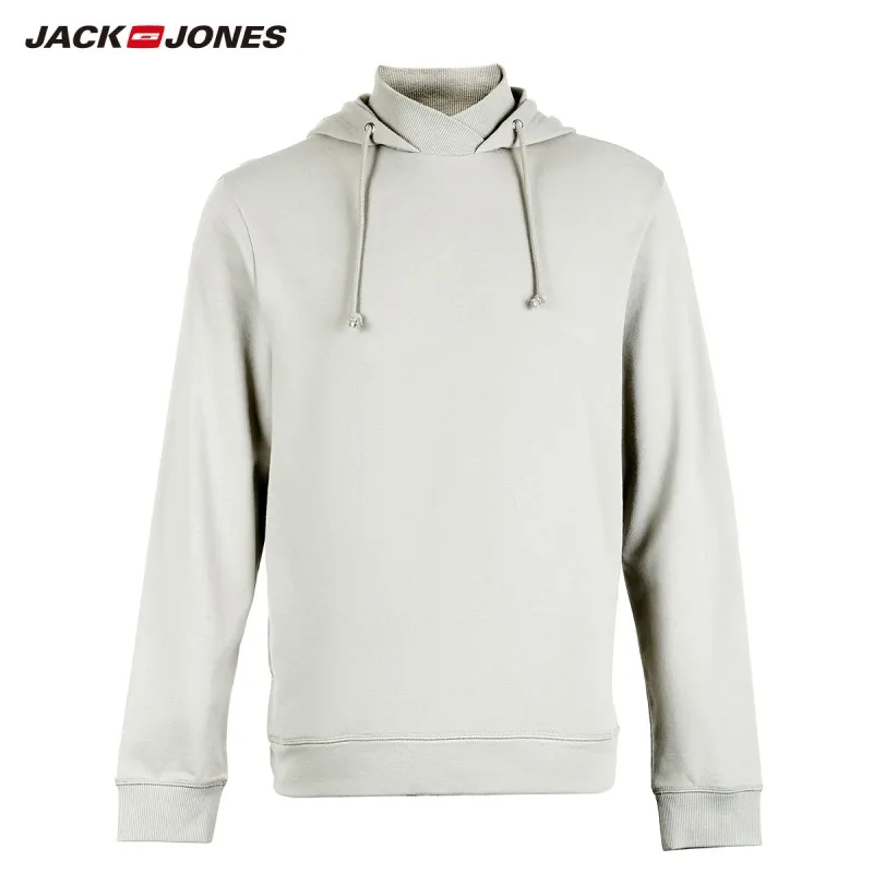 JackJones Мужская эластичная хлопковая толстовка худи пижамы Домашняя одежда тонкая