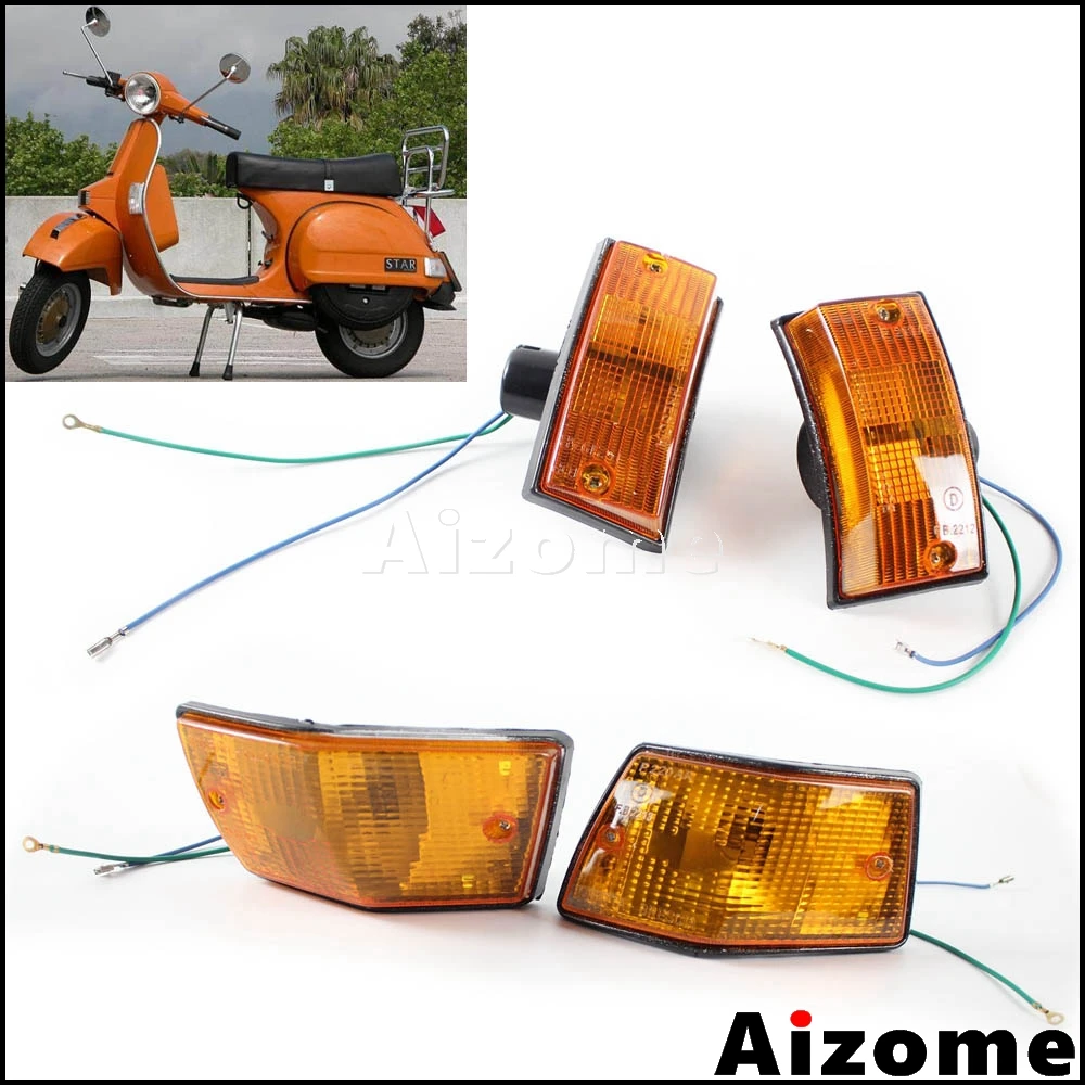 Мотоциклетные поворотники передние и задние указатели поворота для Vespa P PX VSX VNX