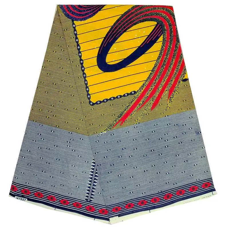 

African Print Ankara Sewing Material Veritable Wax Block Prints Fabric Nigeria Wax Print 100% cotton african wax print fabric