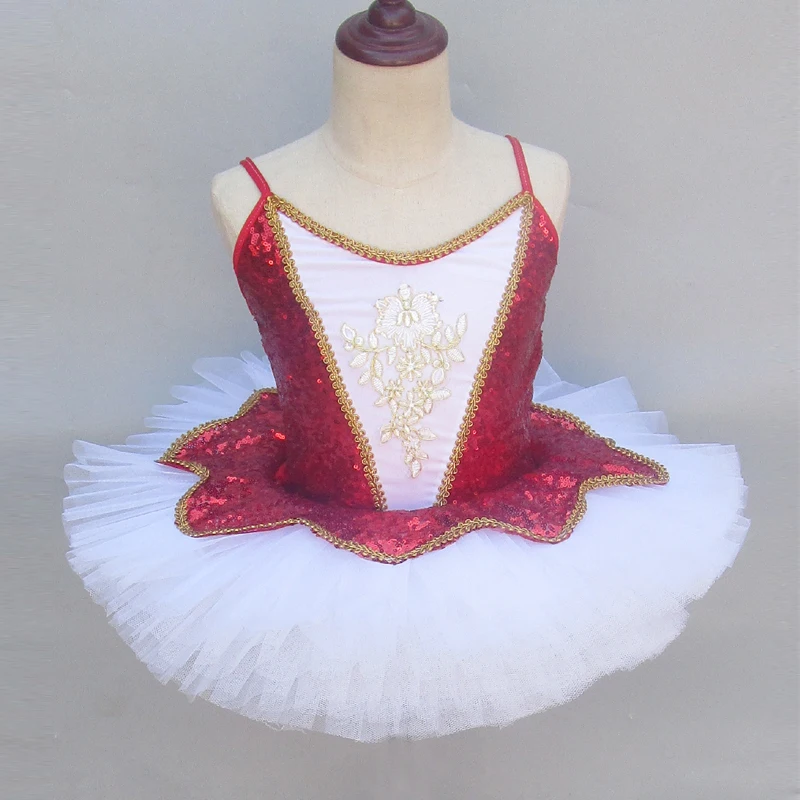 White Children's Ballet Tutu dance Dress costumes Swan Lake Costumes Kids Girls Stage wear Ballroom dancing Outfits | Тематическая