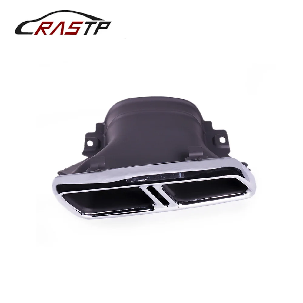 RASTP- 1 пара наконечников для глушителя выхлопной трубы из нержавеющей стали 304