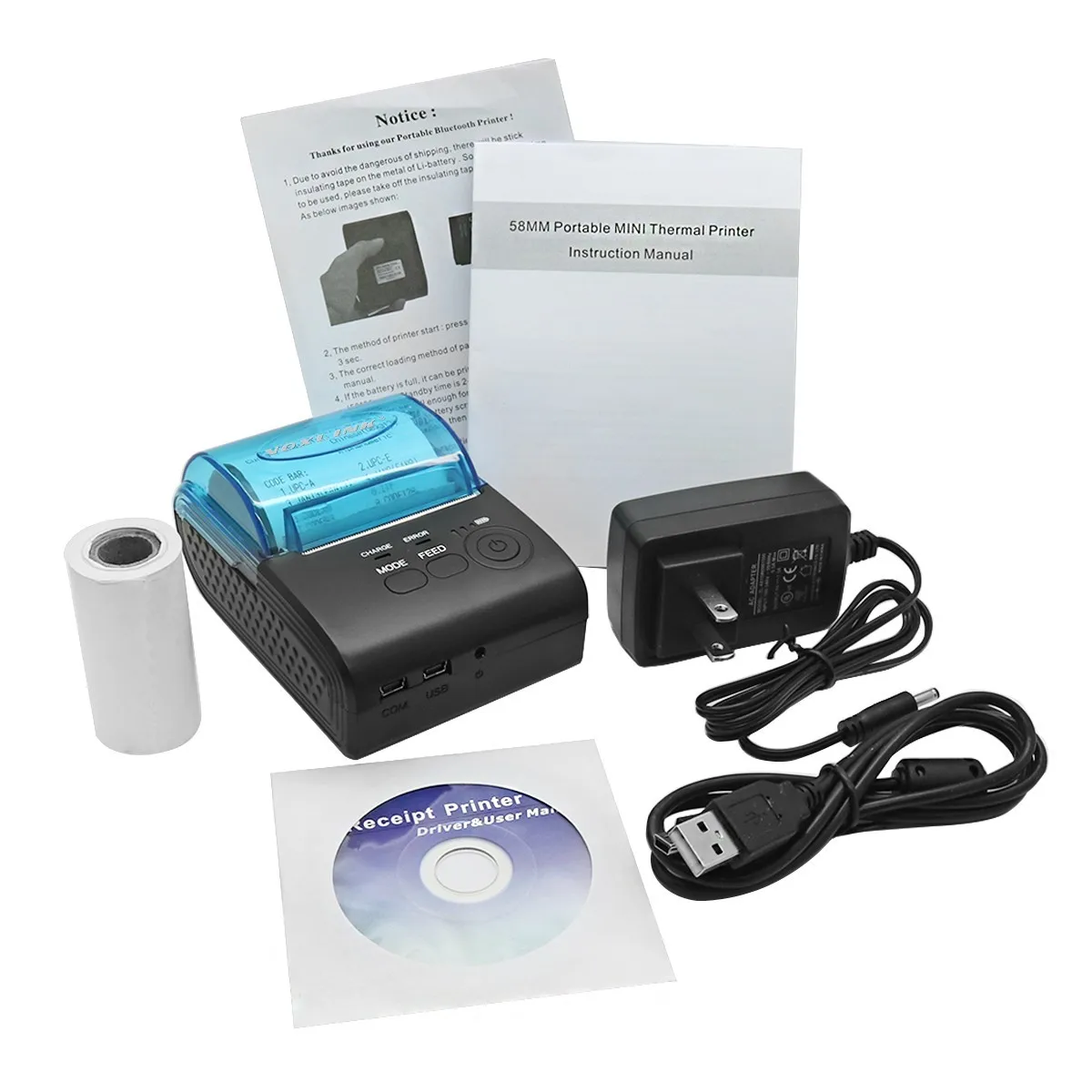 Voxlink карман 58 мм Bluetooth Термальность получения принтер Поддержка Android Системы