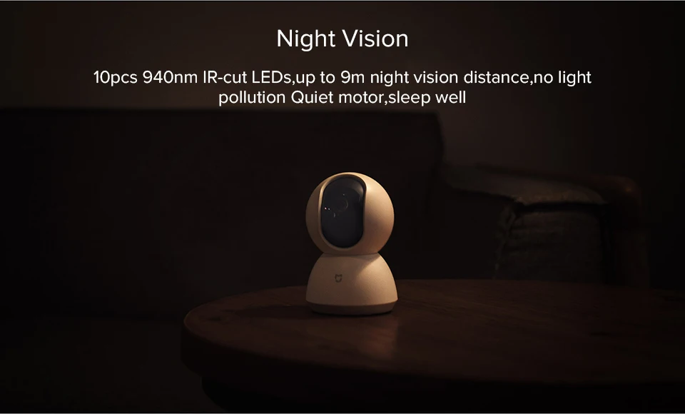 Xiaomi Mijia CCTV Smart IP камера 1080P WiFi Pan-tilt ночное видение 360 вид обнаружения движения Xioami домашний комплект монитор безопасности