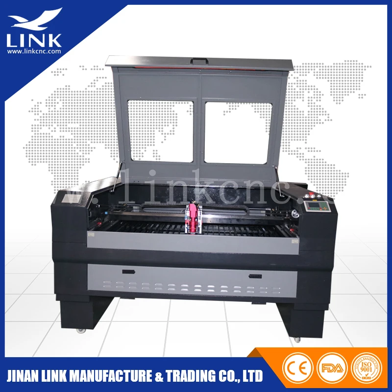 Лазерная резка гравировальный станок для металла дерева бумаги кожи/металла