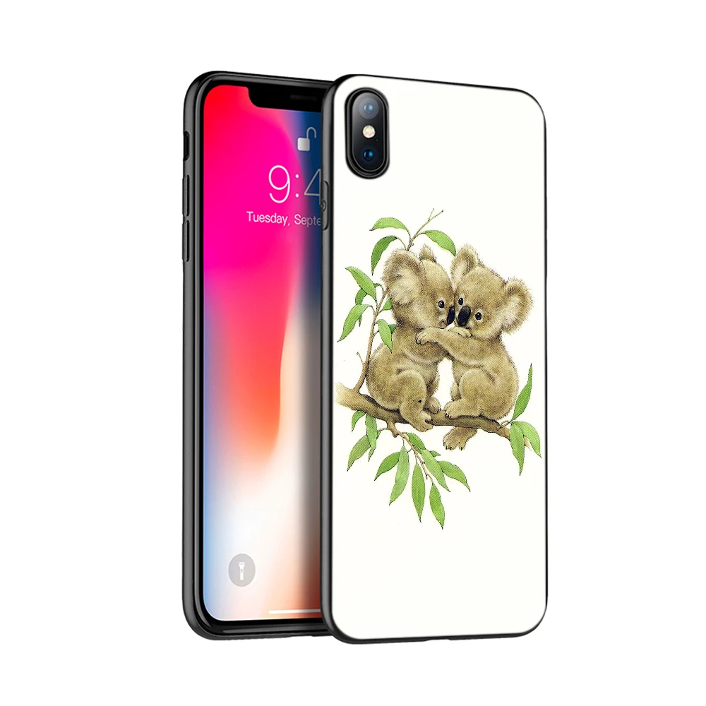 Черный чехол из ТПУ для iphone 5 5s se 6 6s 7 8 plus x 10 силиконовый XR XS 11 pro MAX с портретом