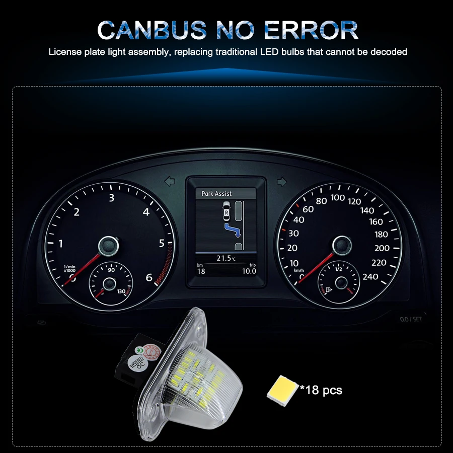Светодиодная лампа CANBUS для номерного знака автомобиля VW T4 Transporter syncro TR CAMPMOB