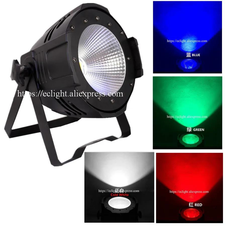 

Светодиодный прожектор 100 Вт COB Parcan RGBW высокой мощности, DJ DMX512, светодиодный сценический светильник