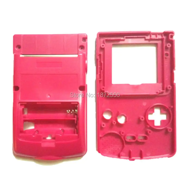 Популярный чехол цвета розово-красного для GBCNintendo GameboyColor игровой мальчиков и