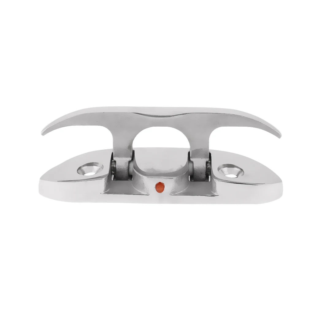 

Stainless Steel 316 Folding Cleat Mount Marine Boat Hardware for Safety Water Sports Canoe Kayak Fishing Boat Dinghy Accessories