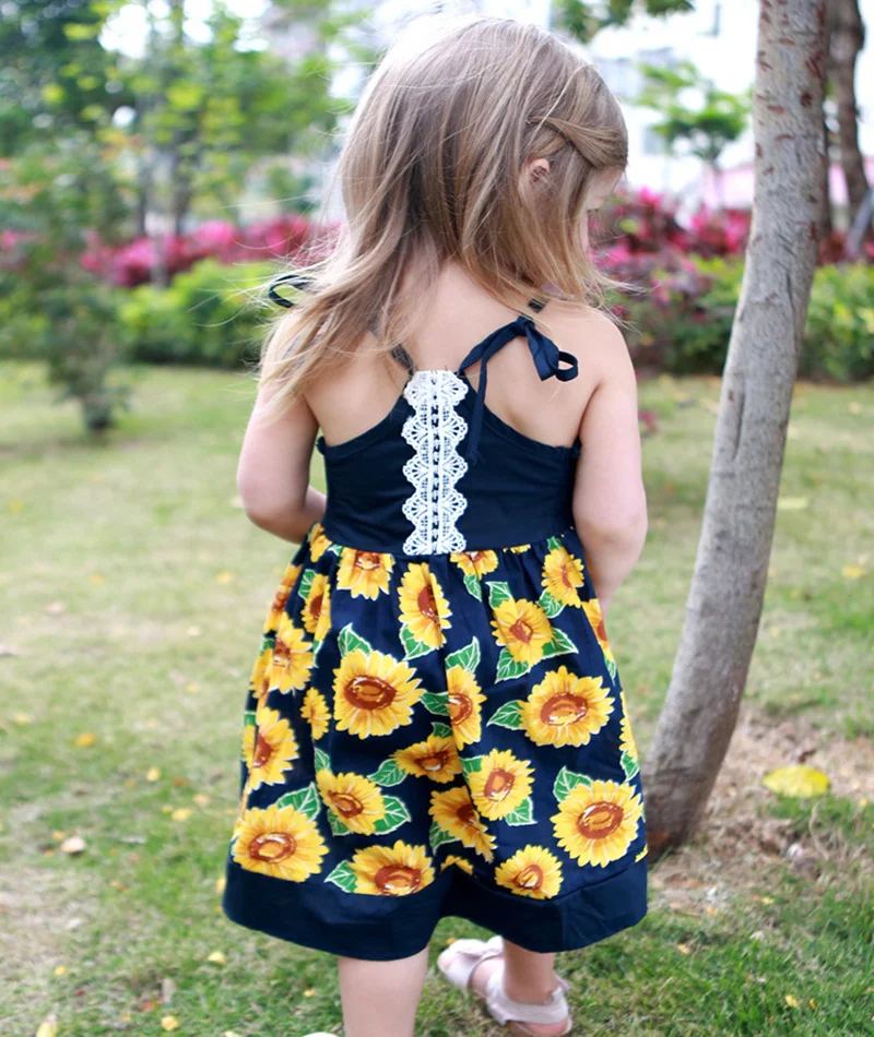 

Pretty Princess Kids Baby Girl Dress Floral Sleeveless Summer Dresses Princess Wedding Party Vest Dresses Sundress Birthday Gift