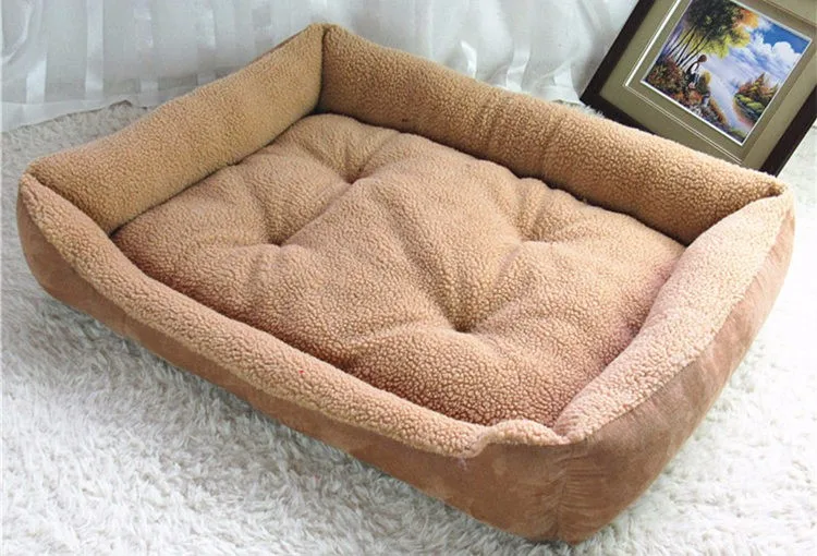 Плюс размер кровати для больших собак дом мягкий собачий постельные матрасы хлопок кровати для больших домашних животных Кошки теплая будка для питомца